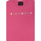 John Richmond Abito tinta unita con Stampa Fuxia per Bambina RGP25159VEXX FUXIA JOHN RICHMOND 