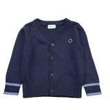 Bikkembergs Cardigan Tinta Unita con Bottoni per Neonato BK3450N BLU BiKKEMBERGS 