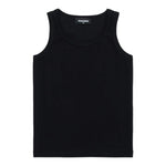 Dsquared2 Canotta Girocollo Tinta Unita con Logo per Bambino DQ2783 NERO DSQUARED2 