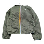K-Way Giubbino Reversibile Bicolore con Zip E Cappuccio per Bambino K2145HW AZZURRO/VERDE K-WAY 