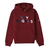ROY ROGER'S felpa chiusa con cappuccio tinta unita con logo Rosso per Bambino RA104 ROSSO ROY ROGER'S 