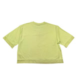 Aspesi T-Shirt Girocollo Tinta Unita con Logo per Bambina S25029TSM7038 VERDE ASPESI 