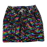 Marc Ellis Multicolor Skirt with Multicolor Sequins for Girls