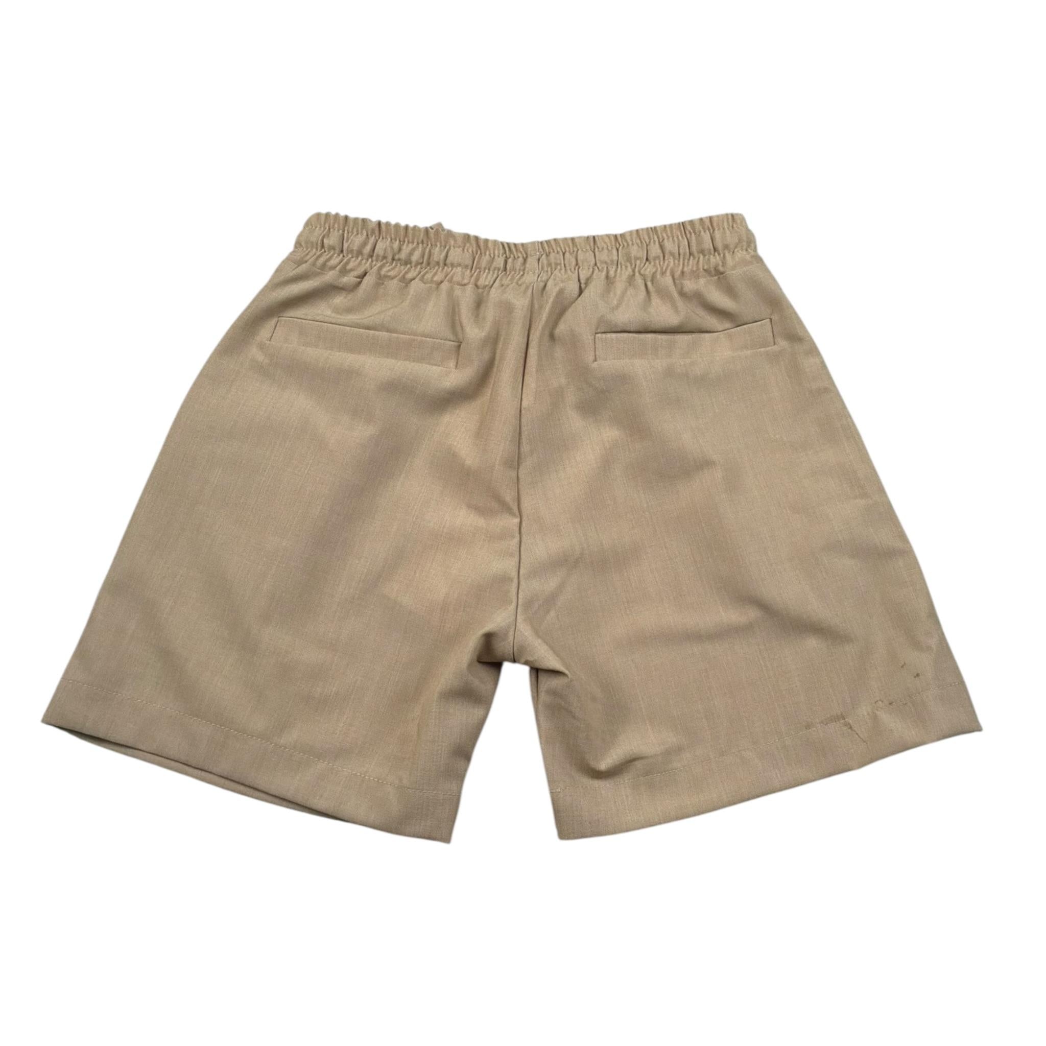 M+E' Bermuda Tinta Unita con Elastico In Vita per Neonato UEM0549 BEIGE M+E' 