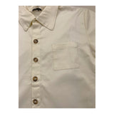 Pype Solid Color Shirt Half Sleeve Beige For Boys