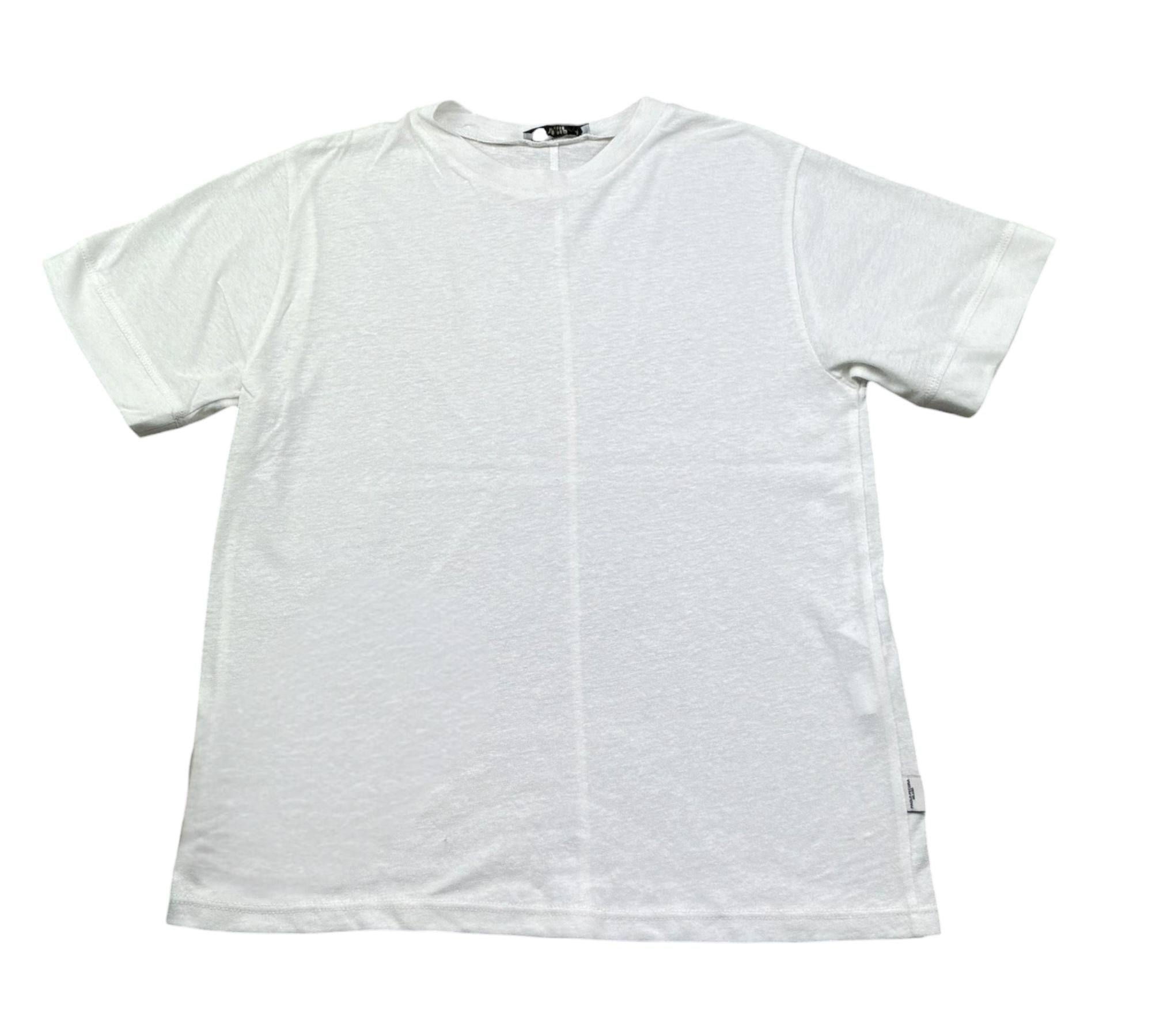 Paolo Pecora T-Shirt Girocollo Tinta Unita per Bambino PP4368 BIANCO PAOLO PECORA 