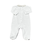 Lalalu' Tutina Manica Lunga Tinta Unita per Neonato TJL2PX BIANCO LALALU' 