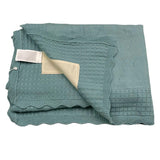 MAYORAL coperta tinta unita con logo Verde acqua per Neonato 9477 VERDE ACQUA MAYORAL 