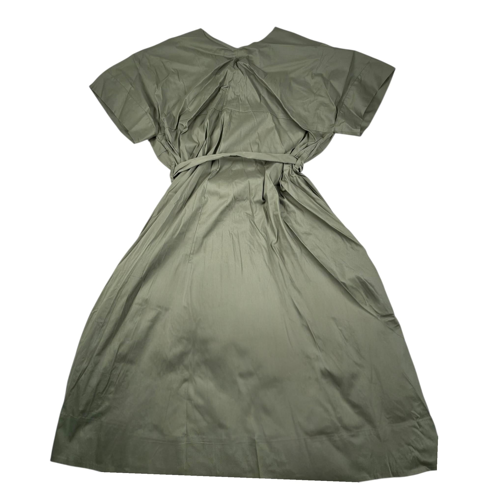 Xacus Abito Mezza Manica Tinta Unita per Bambina 15127 VERDE XACUS 