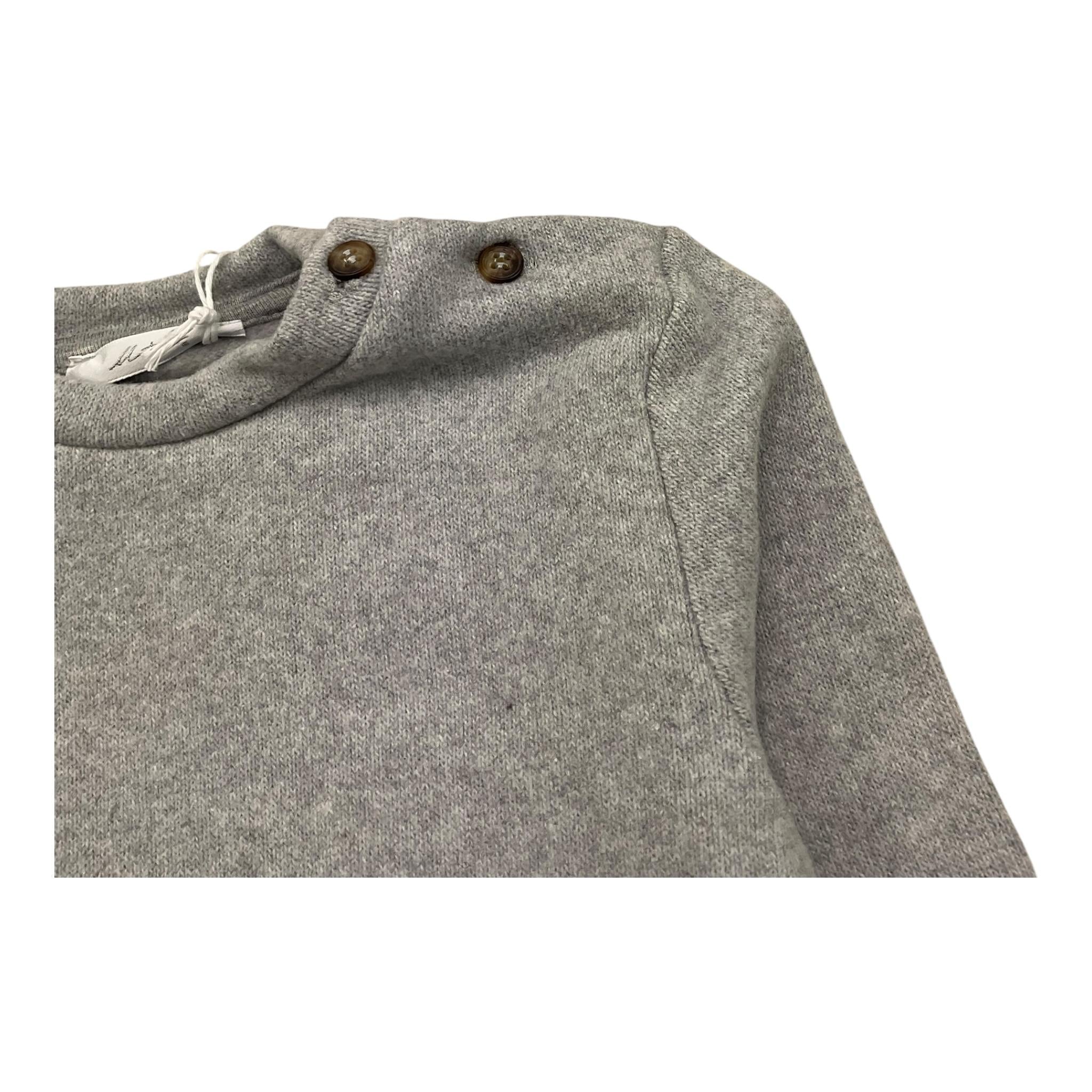 M+E' maglia girocollo tinta unita Grigio per Neonato UEM0178 GRIGIO M+E' 