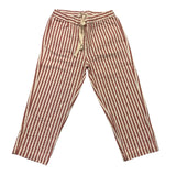 Zhoe &amp; Tobiah Solid Color Pants With Bordeaux Stripe Pattern For Boys