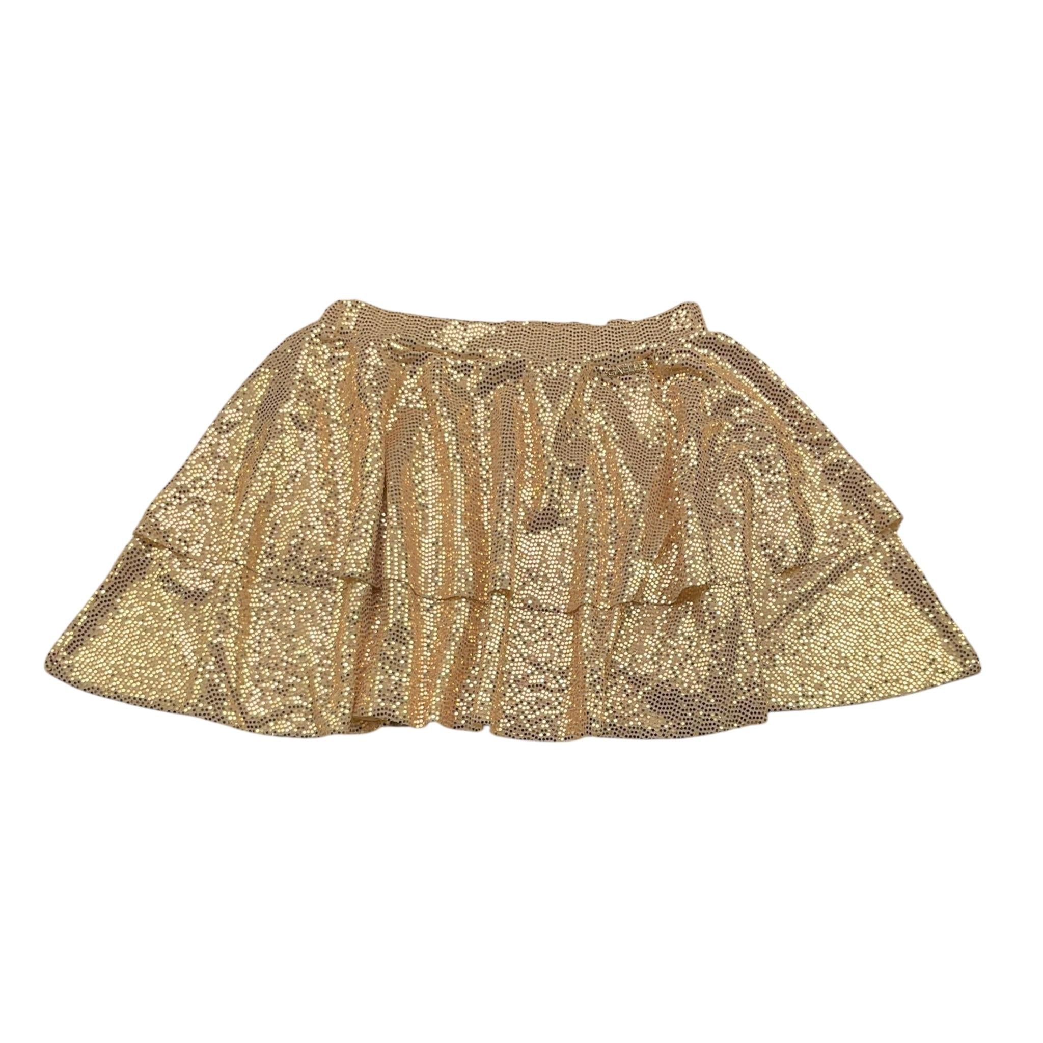 GAELLE gonna tinta unita lurex Oro per Bambina 2742G00384 ORO GAELLE 