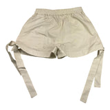 Meimeij Solid Color Elastic Waist Shorts Grey For Girls