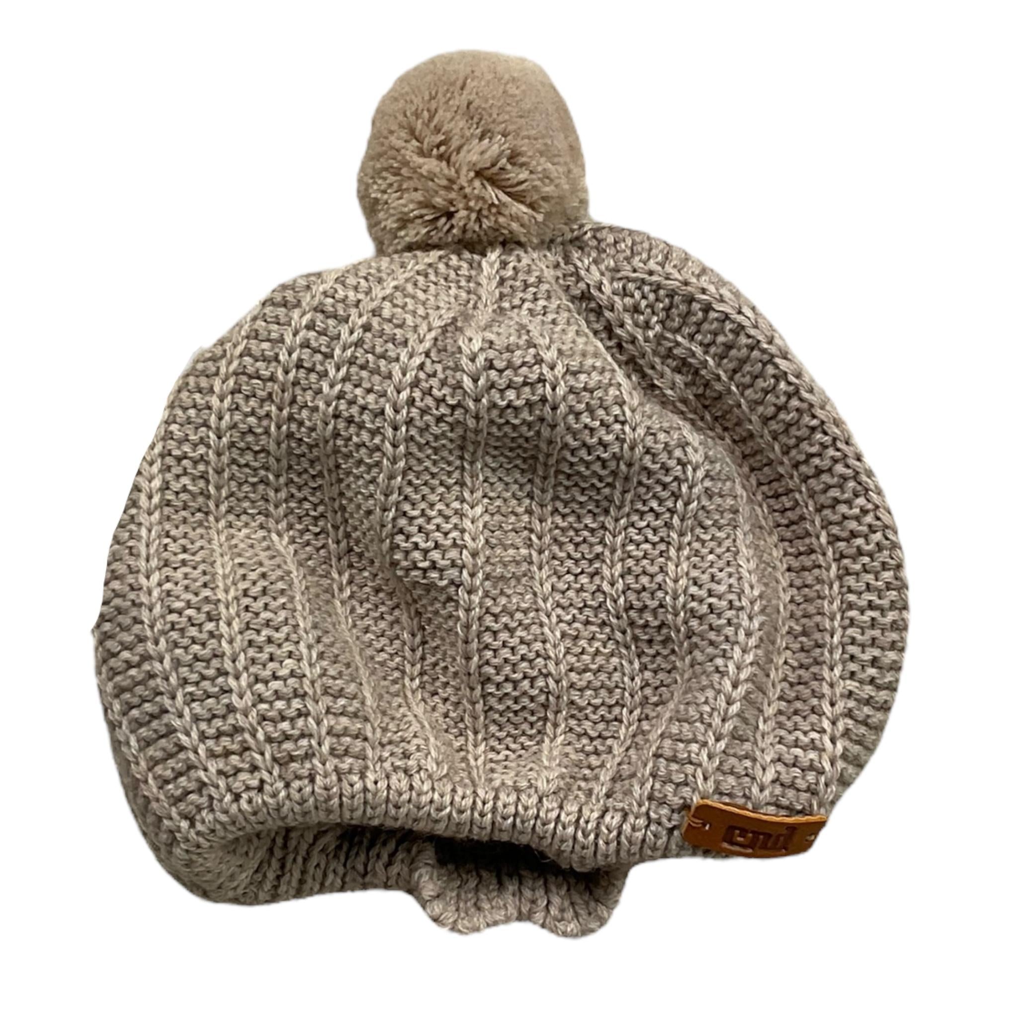 CONDOR cappello tinta unita con pon pon Fango per Neonata 022108 FANGO CONDOR 