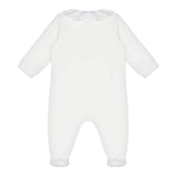 MOSCHINO tutina tinta unita con stampa orso Bianco per Neonata MDT018LCA BIANCO MOSCHINO 