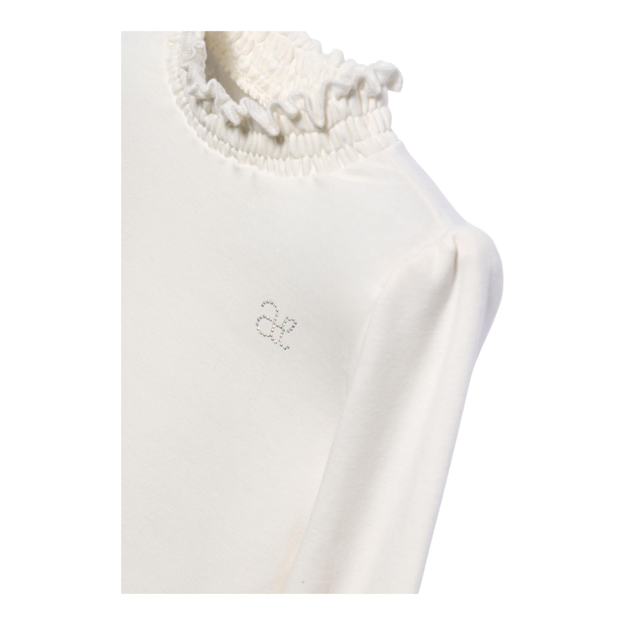 ABEL & LULA shirt tinta unita mezzo collo Bianco per Bambina 5672XX BIANCO ABEL & LULA 