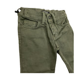 RAFFINERIE pantalone tinta unita con girvita regolabile Verde per Bambino JCHEAPP VERDE RAFFINERIE 