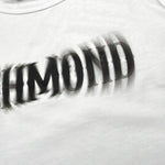 John Richmond Canotta Modello Crop Tinta Unita con Stampa per Bambina RGP26058TO BIANCO JOHN RICHMOND 