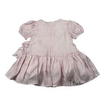 M+E' Abito Mezza Manica Fantasia A Righe per Neonata UE1820N BIANCO/ROSA M+E' 