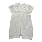 Aletta Pagliaccetto Tinta Unita con Bottoni per Neonato MA22027 PANNA ALETTA 