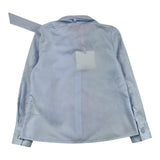 Vicolo Long Sleeve Shirt Solid Color Light Blue For Girls