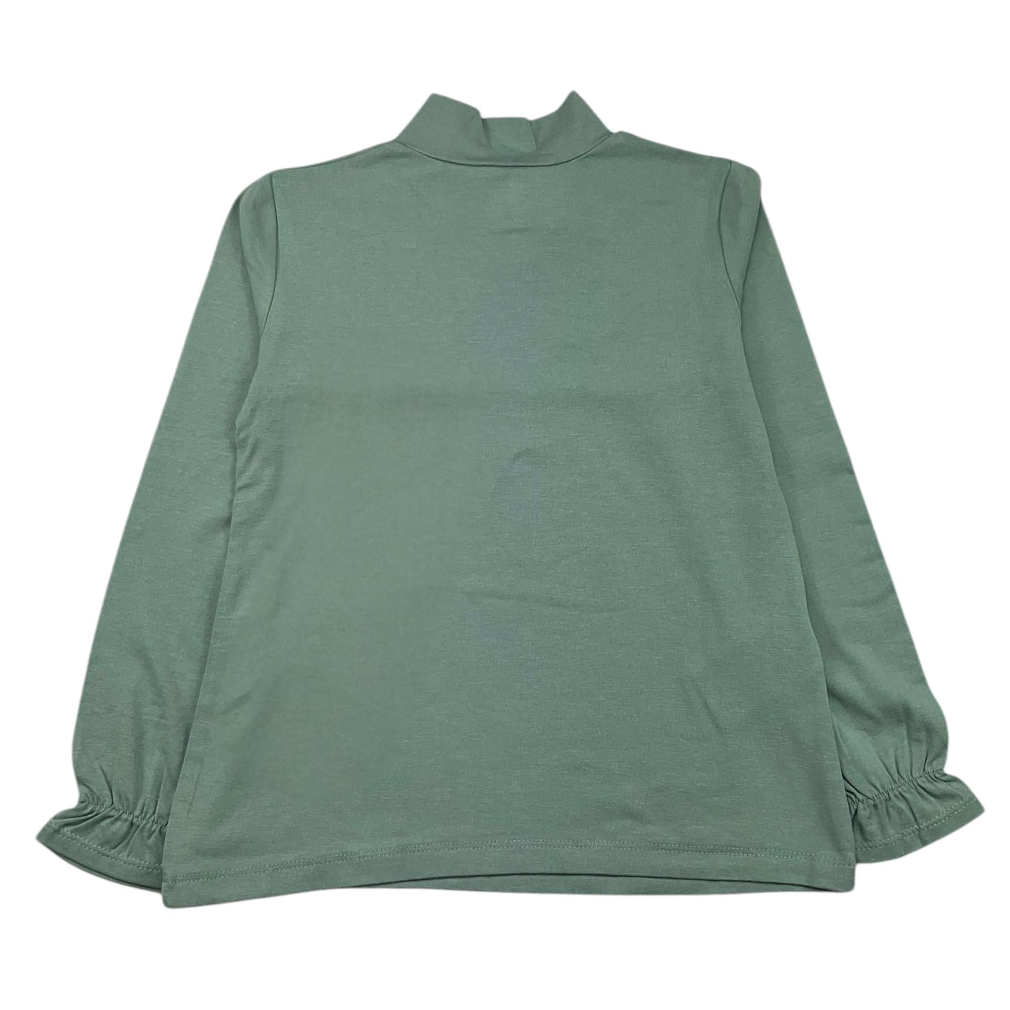 MAYORAL shirt mezzocollo tinta unita con brillantini Verde per Bambina 145 VERDE MAYORAL 