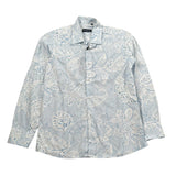 Emanuel Pris Camicia Tinta Unita Manica Lunga con Fantasia per Bambino ECM4162R AZZURRO EMANUEL PRIS 