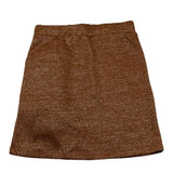 FUN & FUN gonna tinta unita lurex con rose Marrone per Bambina FCJSK00970 MARRONE FUN & FUN 