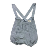 Paz Rodriguez Baby Blue Solid Color Overalls