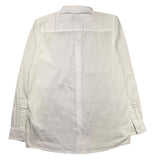 Dan John Long Sleeve Shirt Solid Color White For Boys