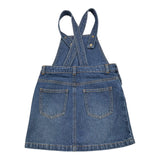 MOSCHINO salopette in denim modello gonna tinta unita con stampa Blu per Bambina HDJ03V BLU MOSCHINO 