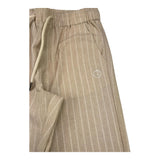 Trussardi Solid Color Pants with Elastic Waist Beige for Boys