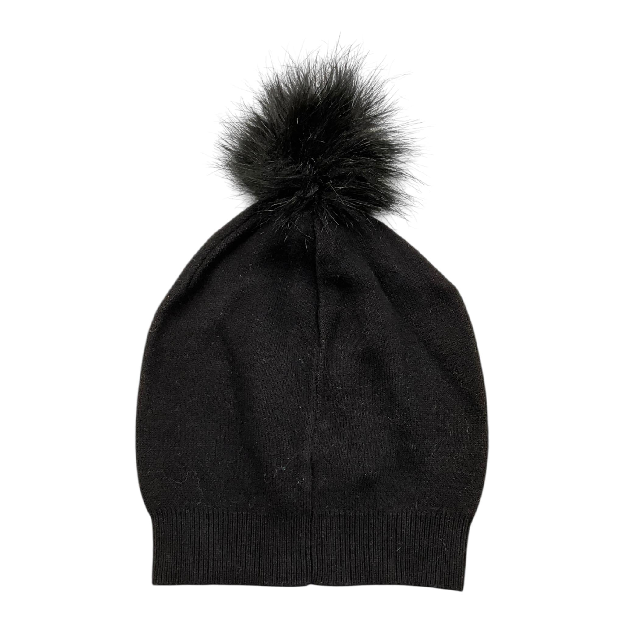 LIU JO cappello tinta unita con pon pon Nero per Bambina GF0145 NERO LIU JO 