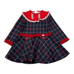 MIRANDA abito manica lunga stampa fantasia Blu per Bambina 360229V BLU MIRANDA 