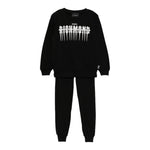 JOHN RICHMOND completo 2pz felpa- pantalone tinta unita Nero per Bambino RBA24152CF NERO JOHN RICHMOND 