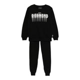 JOHN RICHMOND completo 2pz felpa- pantalone tinta unita Nero per Bambino RBA24152CF NERO JOHN RICHMOND 