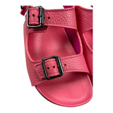 Gallucci Solid Color Sandals With Buckle Closure Pink For Baby Girl
