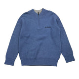 SAINT BARTH maglia girocollo con zip Blu per Bambino TELFORD BLU SAINT BARTH 