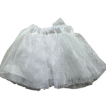 Le Bebe Gonna Tinta Unita con Ricami per Neonata LBG6395 BIANCO LE BEBE 