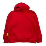 ICON felpa chiusa con cappuccio tinta unita con logo Rosso per Bambino IBSW00848 ROSSO ICON 