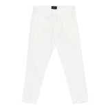 Fay Pantalone Tinta Unita con Girovita Regolabile per Bambino FW6P10X BIANCO FAY 