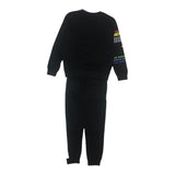 Cesare Paciotti 2 Piece Set Sweatshirt-Pants Tracksuit Black For Boys