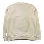 ICON felpa chiusa girocollo tinta unita con logo Panna per Bambino IBSW0085 PANNA ICON 