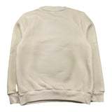 ICON felpa chiusa girocollo tinta unita con logo Panna per Bambino IBSW0085 PANNA ICON 