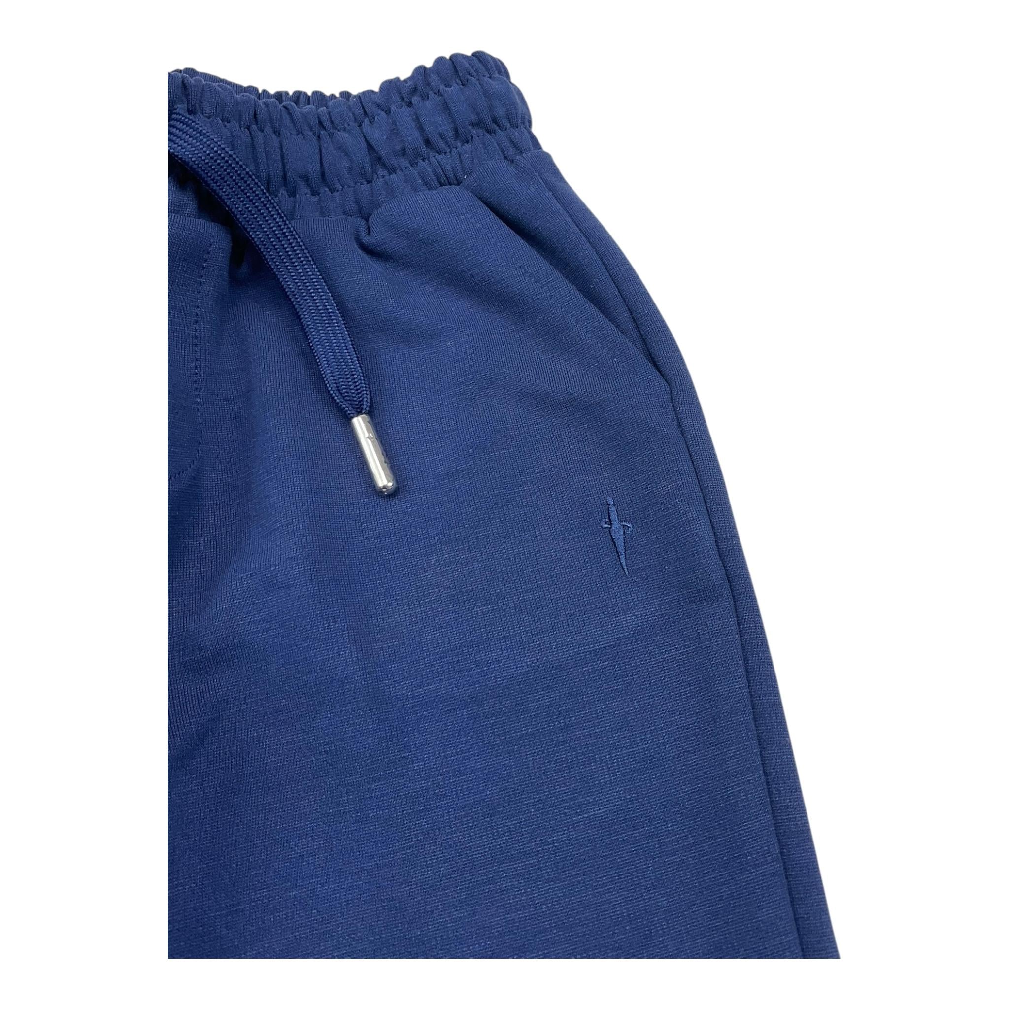 Cesare Paciotti Pantalone Tinta Unita con Elastico In Vita per Bambino PFP5151BX BLU CESARE PACIOTTI 