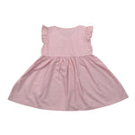 Babyvip Abito Tinta Unita con Microfantasia per Neonata 7760 ROSA BABYVIP 