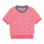 DIESEL t-shirt in maglia logata Fuxia per Bambina J01835 FUXIA DIESEL 