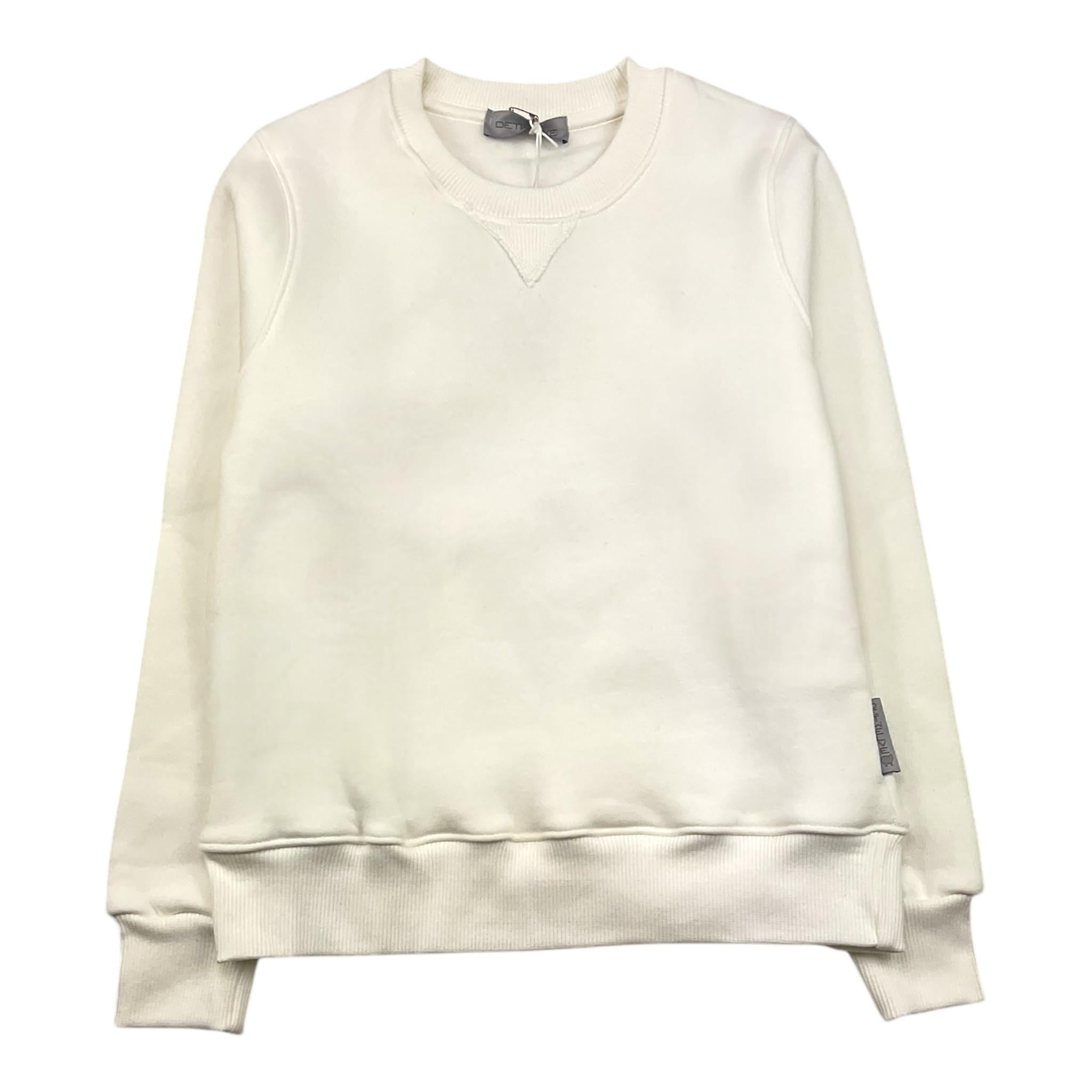 DETWELVE felpa chiusa girocollo tinta unita Panna per Bambino CB650 PANNA DETWELVE 