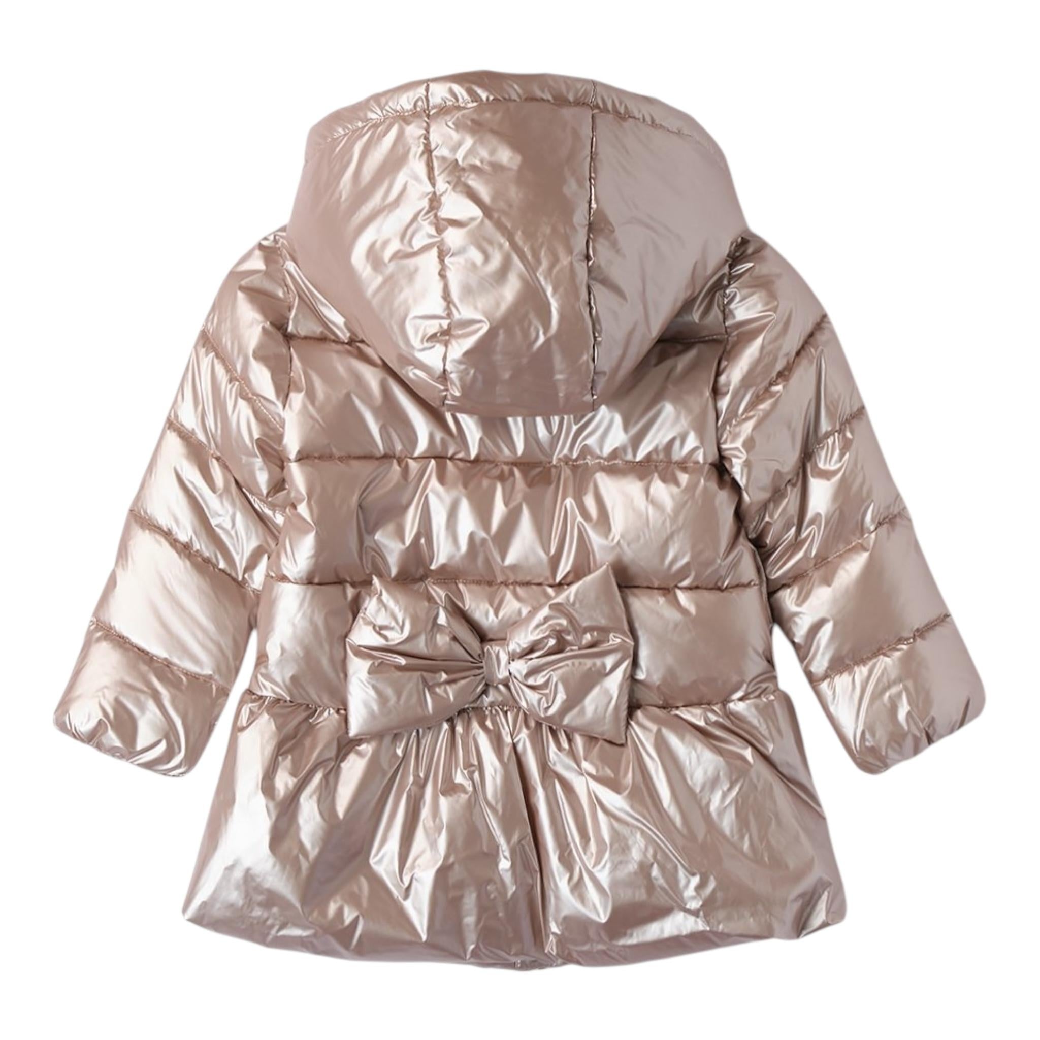 SARABANDA giubbino reversibile tinta unita con zip e cappuccio Rosa per Bambina A285J ROSA SARABANDA 