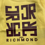 JOHN RICHMOND shirt girocollo tinta unita con stampa in contrasto Giallo per Neonata RIA25088TS GIALLO JOHN RICHMOND 